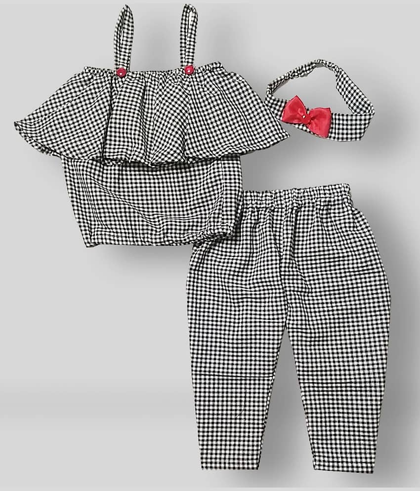 harshvardhanmart Pack of 1 Baby Girls Cotton Blend Tops & Bottoms Sets ( Multi )