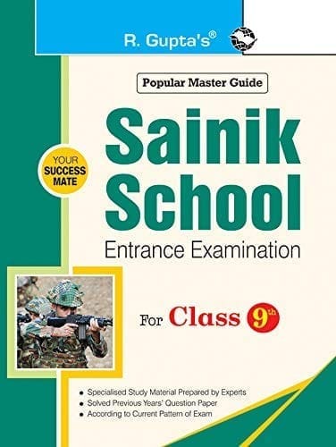 Sainik School Entrance Exam Guide for (9th) Class IX [Paperback] [Jul 02, 2025] RPH Editorial Board