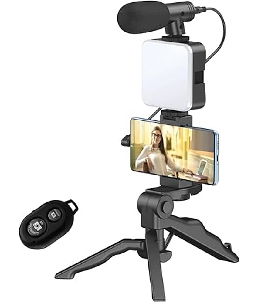 Dieu Mini Tripod Adjustable with Mobile clip holder Mobile Phone & Camera