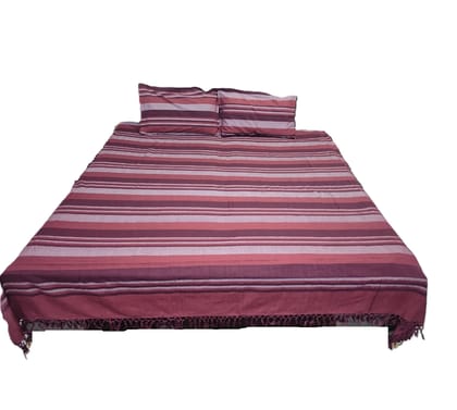 Dhaga Vishwas Ka Handloom Cotton Bedsheet with Pillow Dhaga Vishwas Ka Handloom Cotton Bedsheet with Pillow
