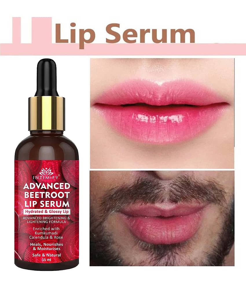 Intimify Beetroot Lip Serum, Pink Lip Serum, Red Lip Serum, Glossy Lip Balm (Pack of 1)