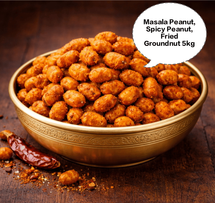 Masala Peanut, Spicy Peanut, Fried Groundnut, Coated Peanut, Masala Shenga 5kg