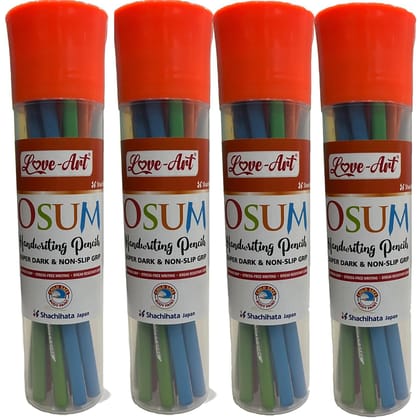 Artline Osum Triangular 80 Pencils (4 JARS) | For Brake Free Extra Dark Writing Artline Osum Triangular 80 Pencils (4 JARS) | For Brake Free Extra Dark Writing