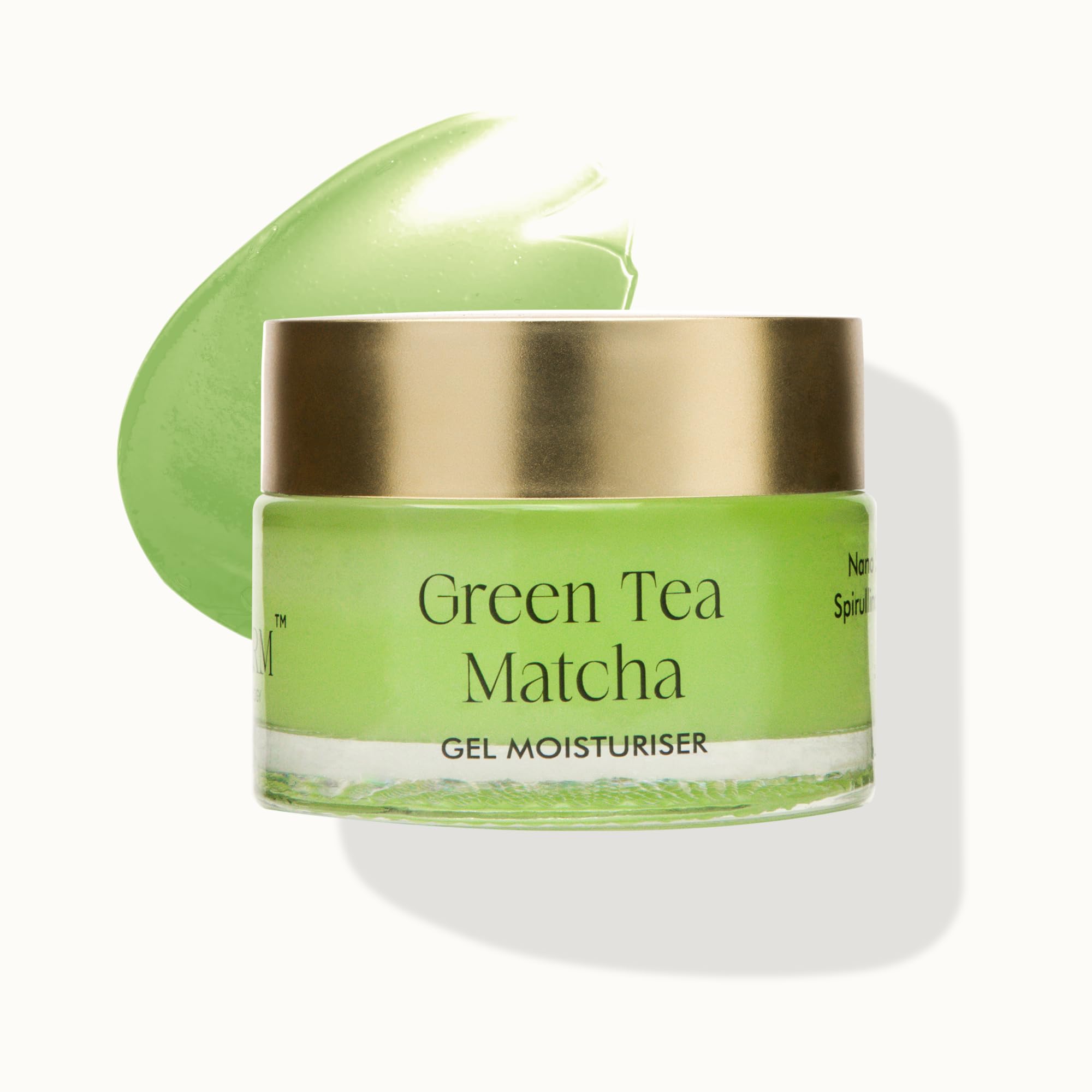 VEDICDERM Green Tea Matcha Gel Moisturizer SPF 45 PA++++ | Oil-Free Hydration For Oily & Combination Skin | Green Tea, Spirulina, Ceramides, Peptides & Nano Silver | Lightweight, Non-Comedogenic | 50g