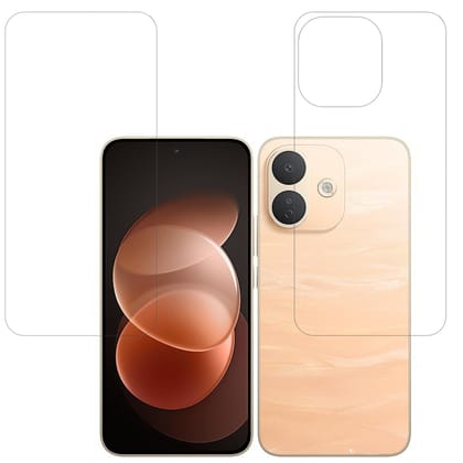 ISAAK Front and Back Screen Protector Compatible with Redmi Note 17 Pro 5G (COMBO PACK) ISAAK Front and Back Screen Protector Compatible with Redmi Note 17 Pro 5G (COMBO PACK)
