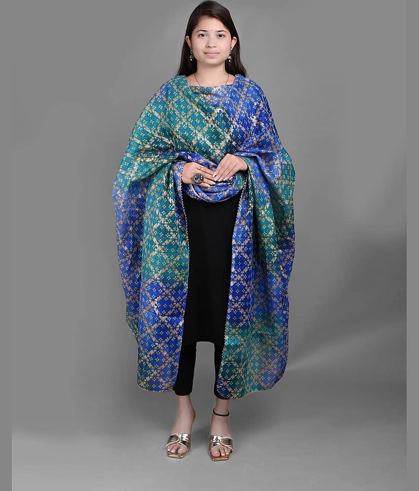 Apratim Multicolor Cotton Blend Women's Dupatta - ( Pack of 1 )