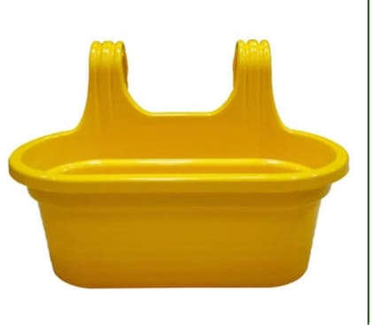 Double Hook Plastic Hanging Flower Pot