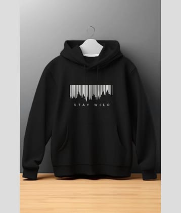 Glito Fleece Hooded Men's Sweatshirt - Black ( Pack of 1 )