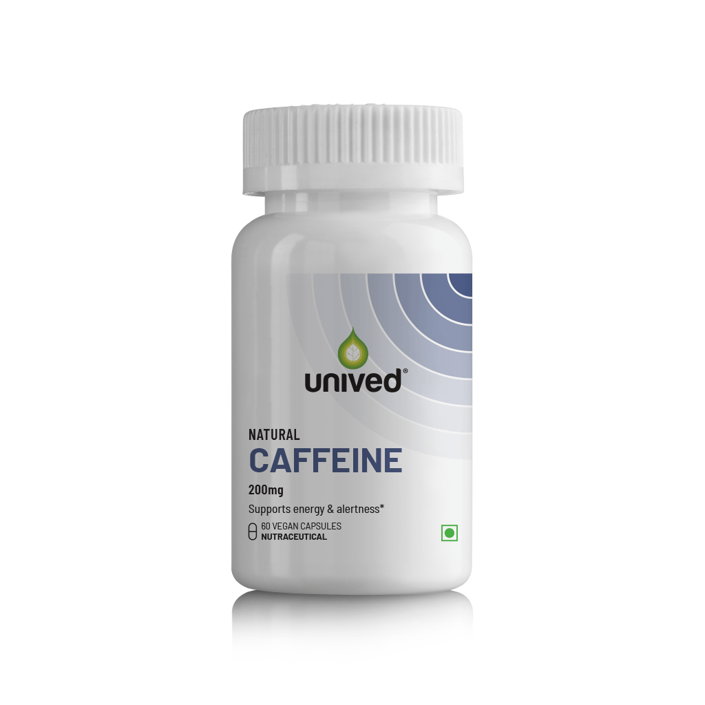 Unived Natural Caffeine for Energy, Reaction Time and Focus