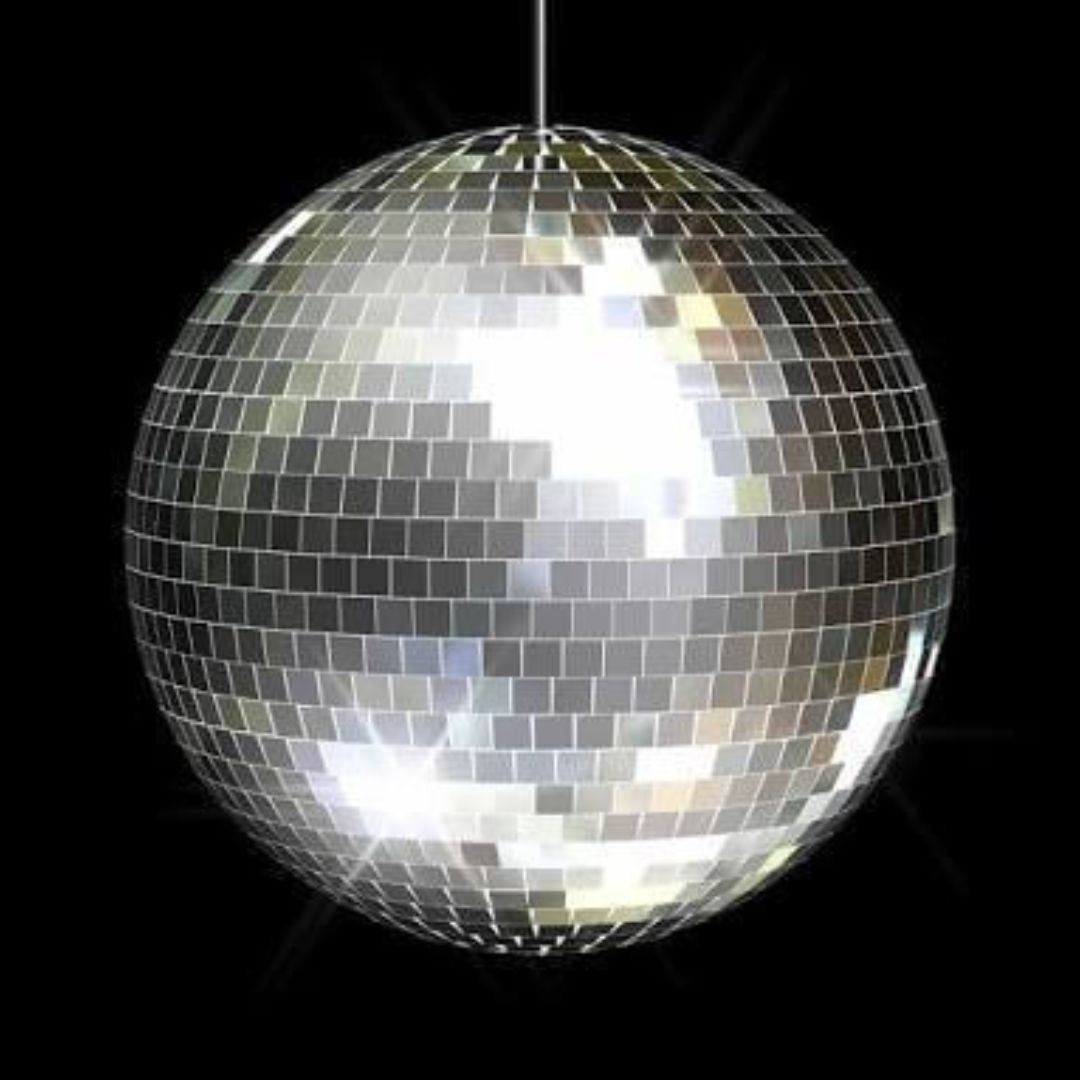 Mirror Disco Ball - Silver 16"