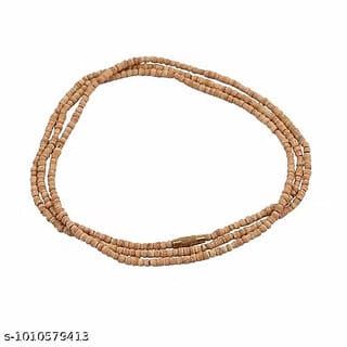 POOJAWAVE Original Tulsi Kanthi for Neck Men and Women - Round Tulsi mala/kanthi mala/tulasi for neck