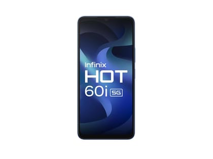 Infinix HOT60i 5G Smartphone (4GB RAM, 128GB Storage), 6000mAh Biggest Battery, Most Advanced Infinix AI- AI Eraser - Shadow Blue