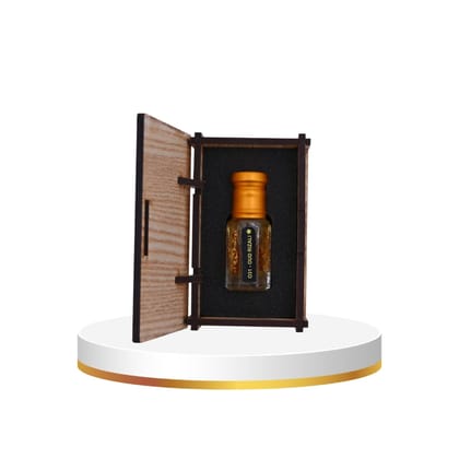 alnaqi fragrances Oud Rizali Attar Perfume Oil| Unisex Arabian Attar| Alcohol-Free Roll-On| Long-Lasting Concentrated Perfume Oil with Rich Oud- Smoky Woody & Amber Notes