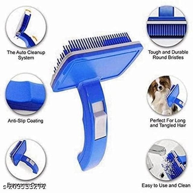 ABS Plastic Slicker Brush for Pet (Multicolor)