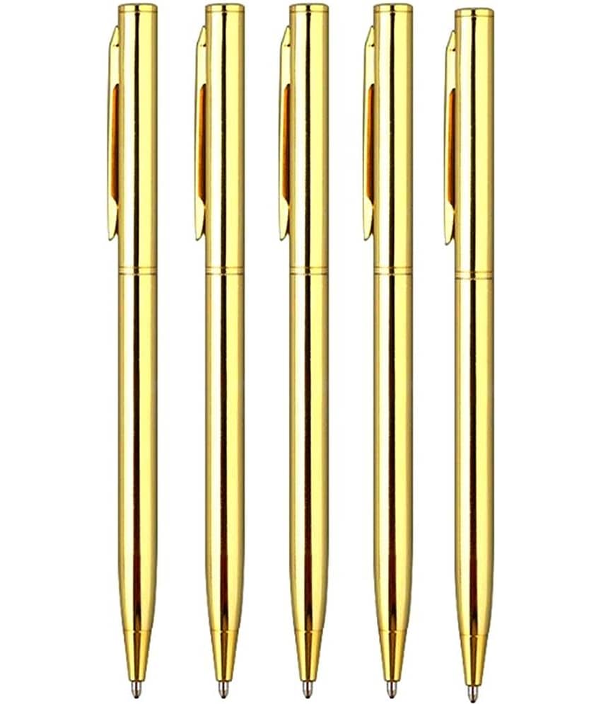 kk crosi Blue Ball Pen ( Pack of 5 )