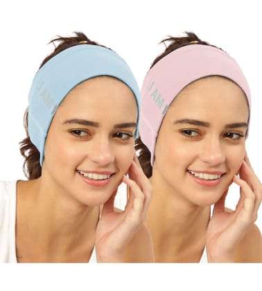 FREECULTR Unisex Bamboo Bandana, Anti Microbial Super Soft & Comfort Fit, Breathable Multipurpose Headband, Face Mask for Dust Protection and Sun - Size Printed Pack of 2-Chalk Blue, Peach FREECULTR Unisex Bamboo Bandana, Anti Microbial Super Soft & Comfort Fit, Breathable Multipurpose Headband, Face Mask for Dust Protection and Sun - Size Printed Pack of 2-Chalk Blue, Peach