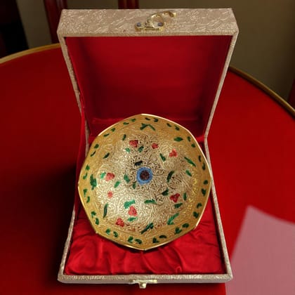 Brass Showpiece Bowl Diwali Gifting Item (BMAS229 G)