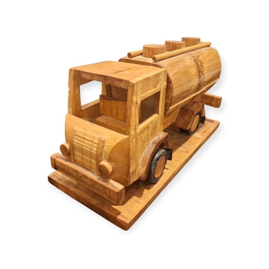 Wooden Oil Tanker Truck