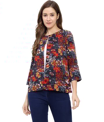 GALWIZ Crepe Shrugs - Blue Single