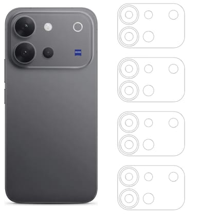 ISAAK Back Camera Lens Protector compatible for Vivo V80 (Pack of 4) ISAAK Back Camera Lens Protector compatible for Vivo V80 (Pack of 4)