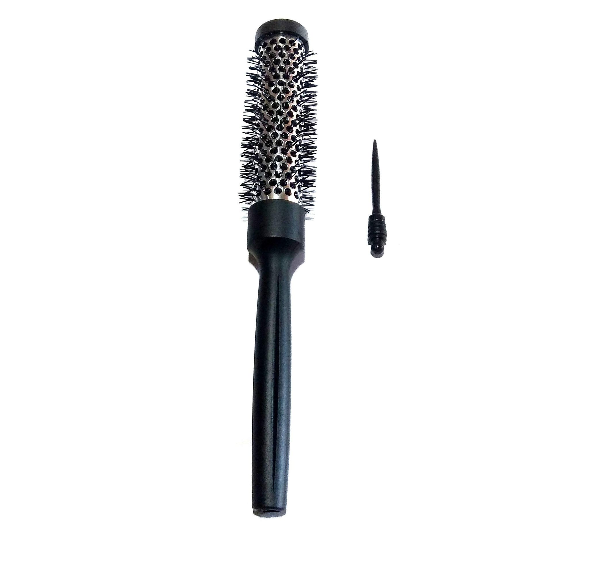 Nawani Hair Curler Brush (24/4 cm, Black)