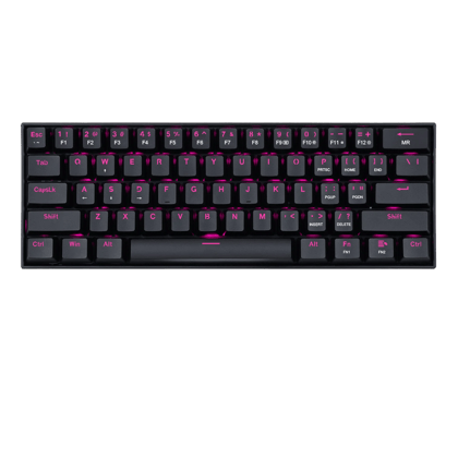 (Refurbished) Redragon Dragon Born K630 - 60% Wired Mechanical Keyboard Pink LED (Brown Switch) (Refurbished) Redragon Dragon Born K630 - 60% Wired Mechanical Keyboard Pink LED (Brown Switch)
