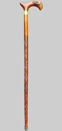 Ooby Tooby Handcrafted Wooden Walking Stick