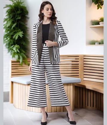 Zima Leto - White Crepe Regular Fit Women's Jumpsuit ( Pack of 1 )