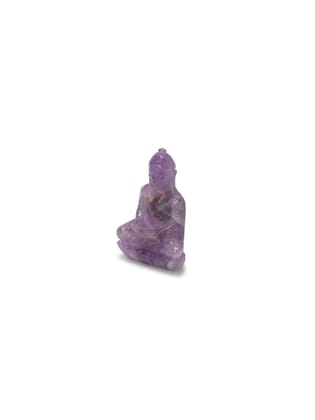 Buddha in Purple Hues of Stone Amethyst