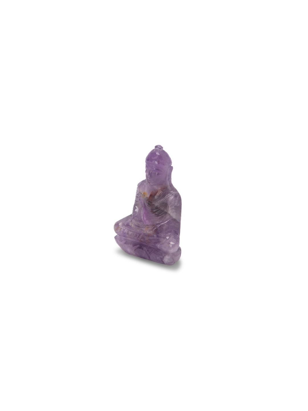 Buddha in Purple Hues of Stone Amethyst