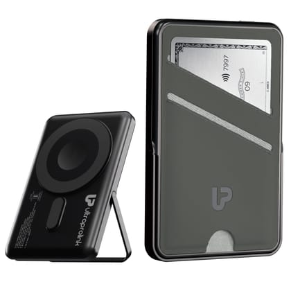 Juice-Up Swipe Mag-safe power bank 5000mAh with Stand & Wallet UM1128GRN Juice-Up Swipe Mag-safe power bank 5000mAh with Stand & Wallet UM1128GRN - Default Title