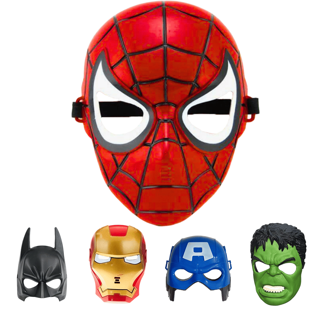 Superhero Spiderman Mask for Kids, Superhero Costume Accessories, Superhero Party Props