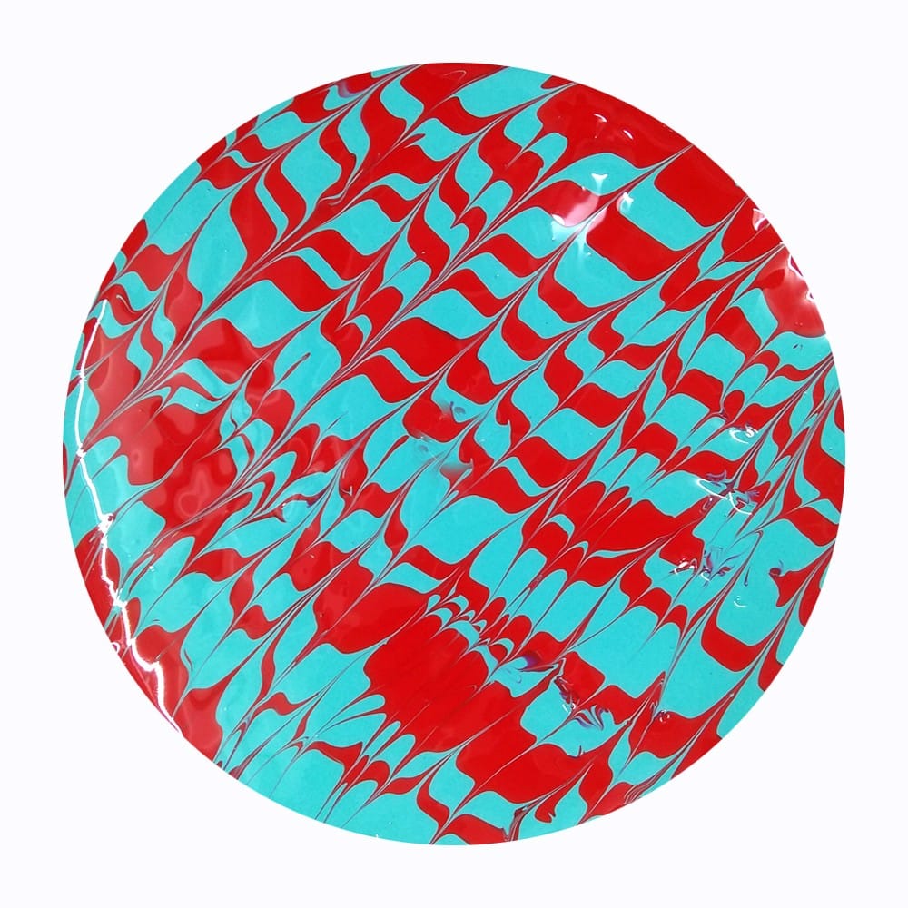 Fluid Art On Round MDF DIY Kit by Penkraft