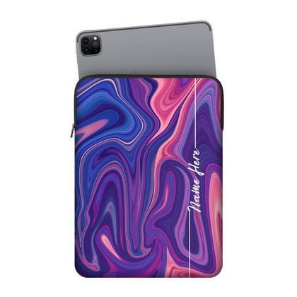 Liquid Purple Custom Name Ipad Sleeve Liquid Purple Custom Name Ipad Sleeve