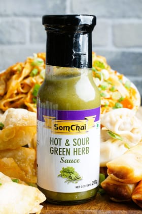 Somchai Green Hot & Sweet Herb Sauce (200g) | Zesty Coriander & Chilli Blend | Dipping & Stir-Fry Somchai Green Hot & Sweet Herb Sauce (200g) | Zesty Coriander & Chilli Blend | Dipping & Stir-Fry