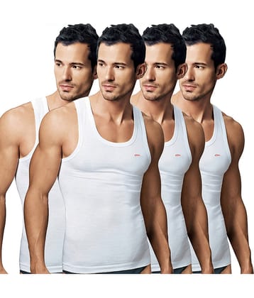 Rupa Jon White Sleeveless Vests