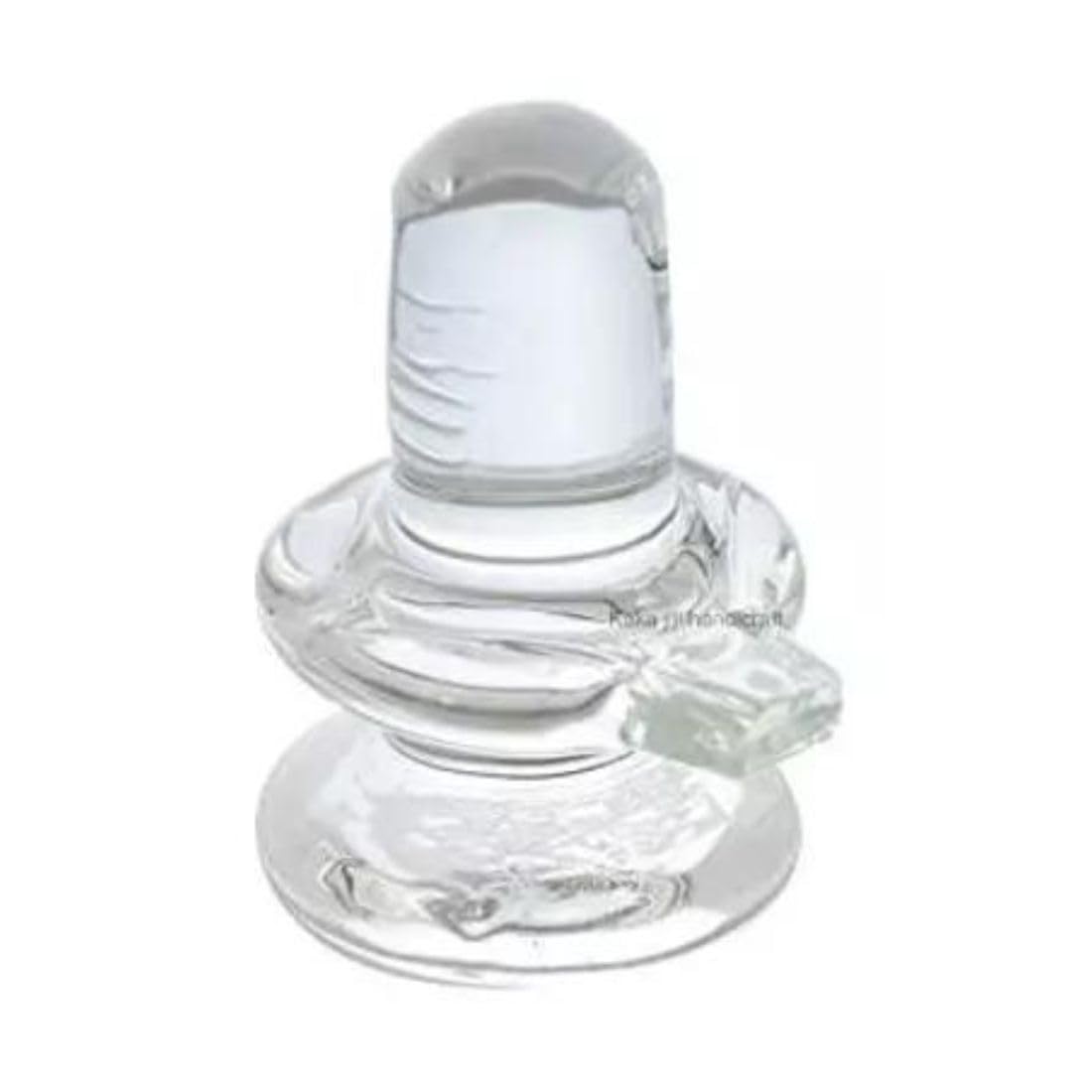 MAYAPURI Sphatik Shivling/Shivlingam, Crystal Shiva Lingam, Size: 2.5 inche, Weight: 50gm
