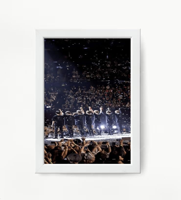 NOKKES Bts Army Bangtan Boy V suga J-Hope Jungkook Jin Jimin Rm 5X7 Inch Size Photo Frame Photo Home Office_EQW252