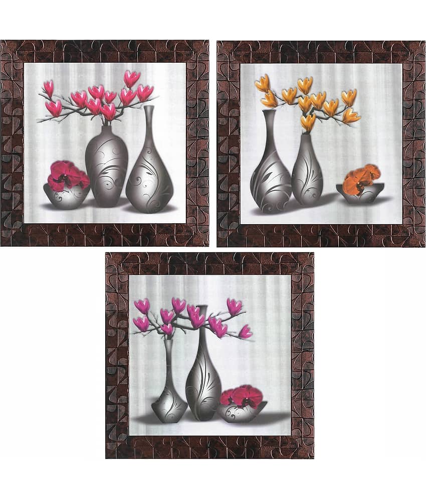 Indianara - Floral Painting With Frame