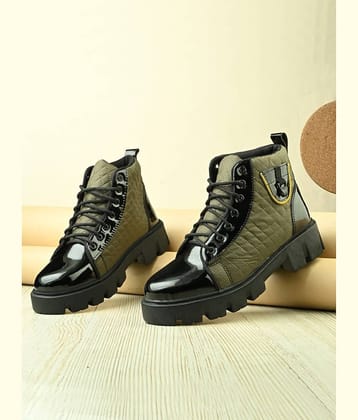 Rising Wolf Green Men's Casual Boots