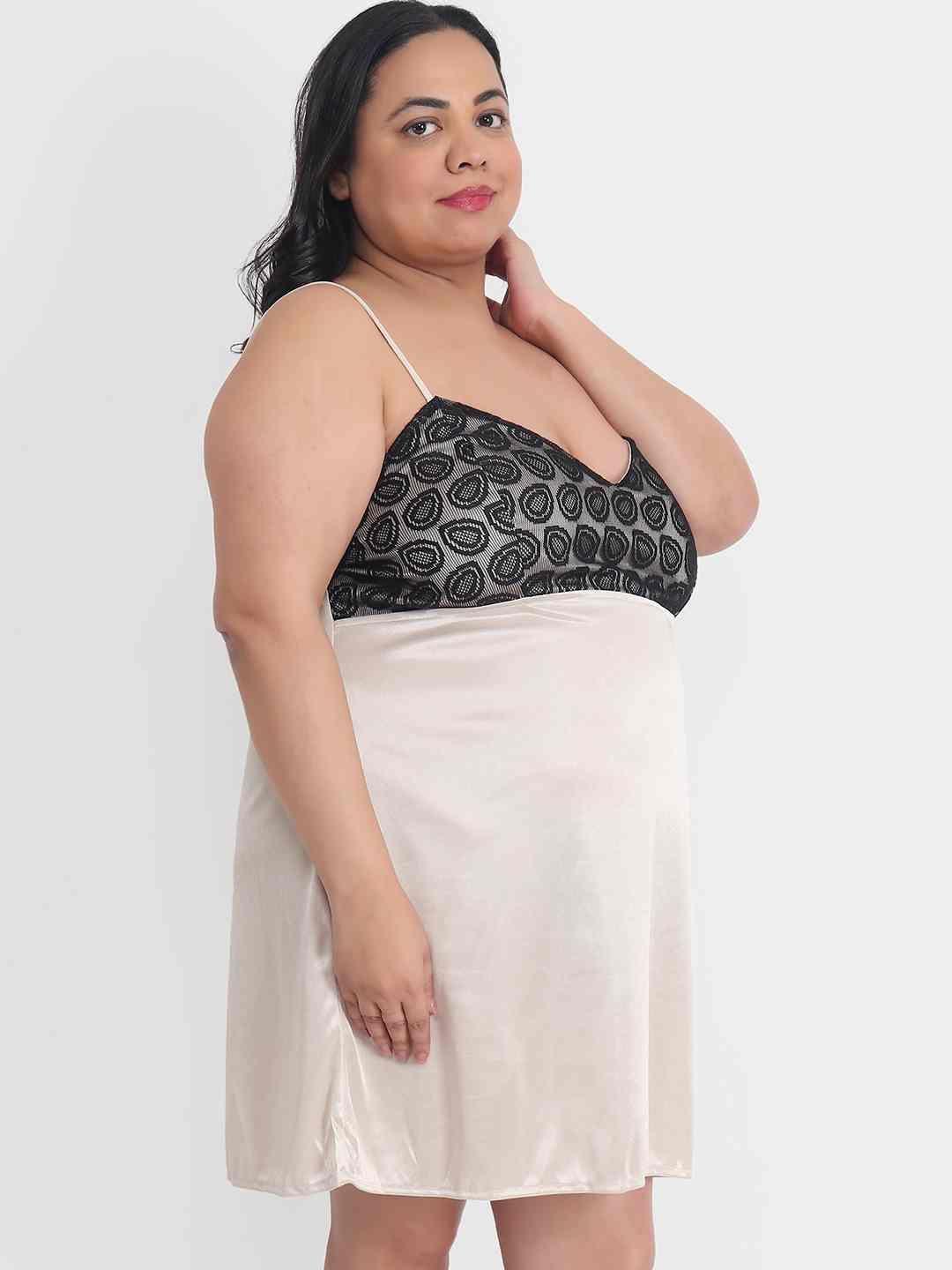 Plus Size Babydoll Bikini Dress for Honeymoon BB40Ac