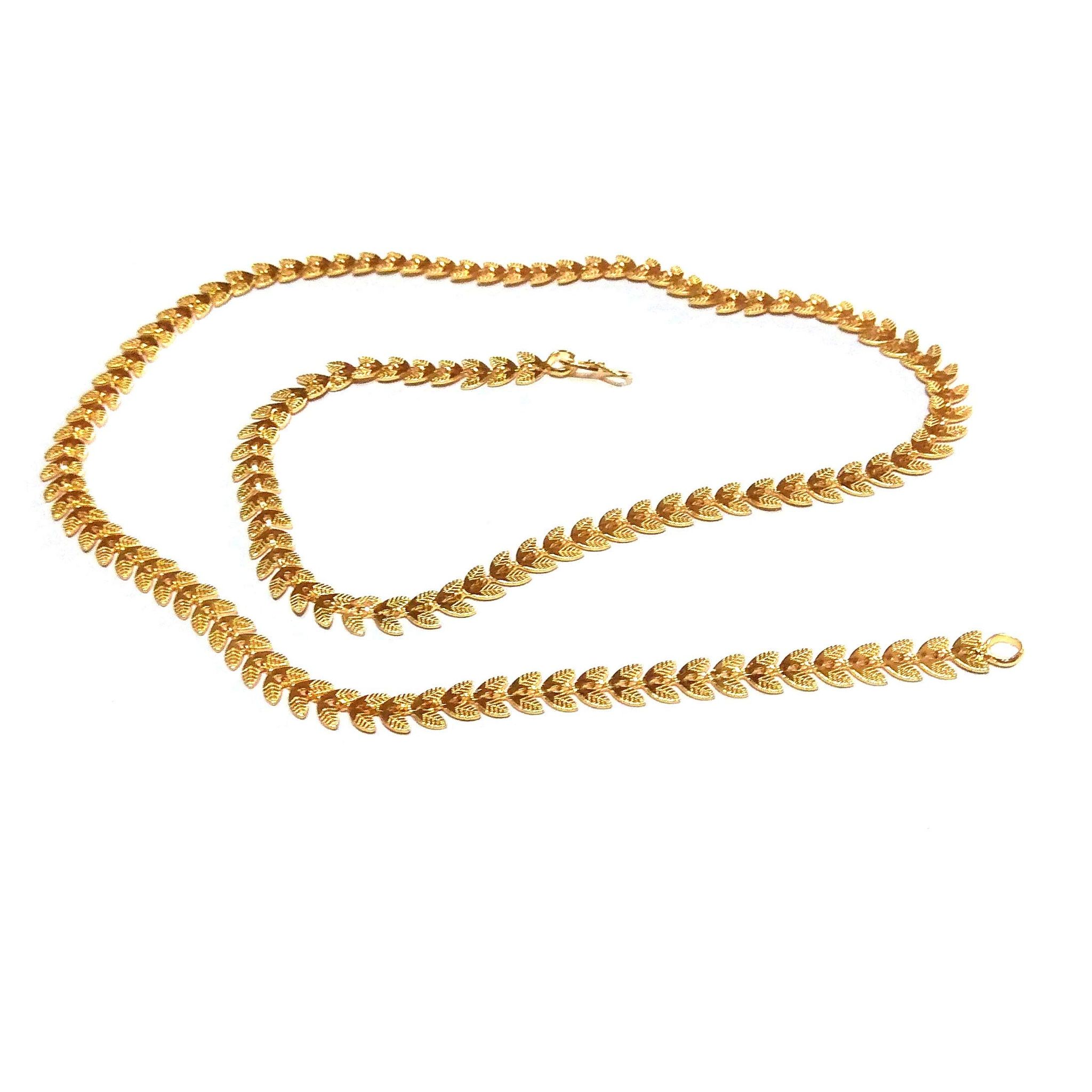 Trend Gold Plated Chain for Men and Women, Size - 26 cm