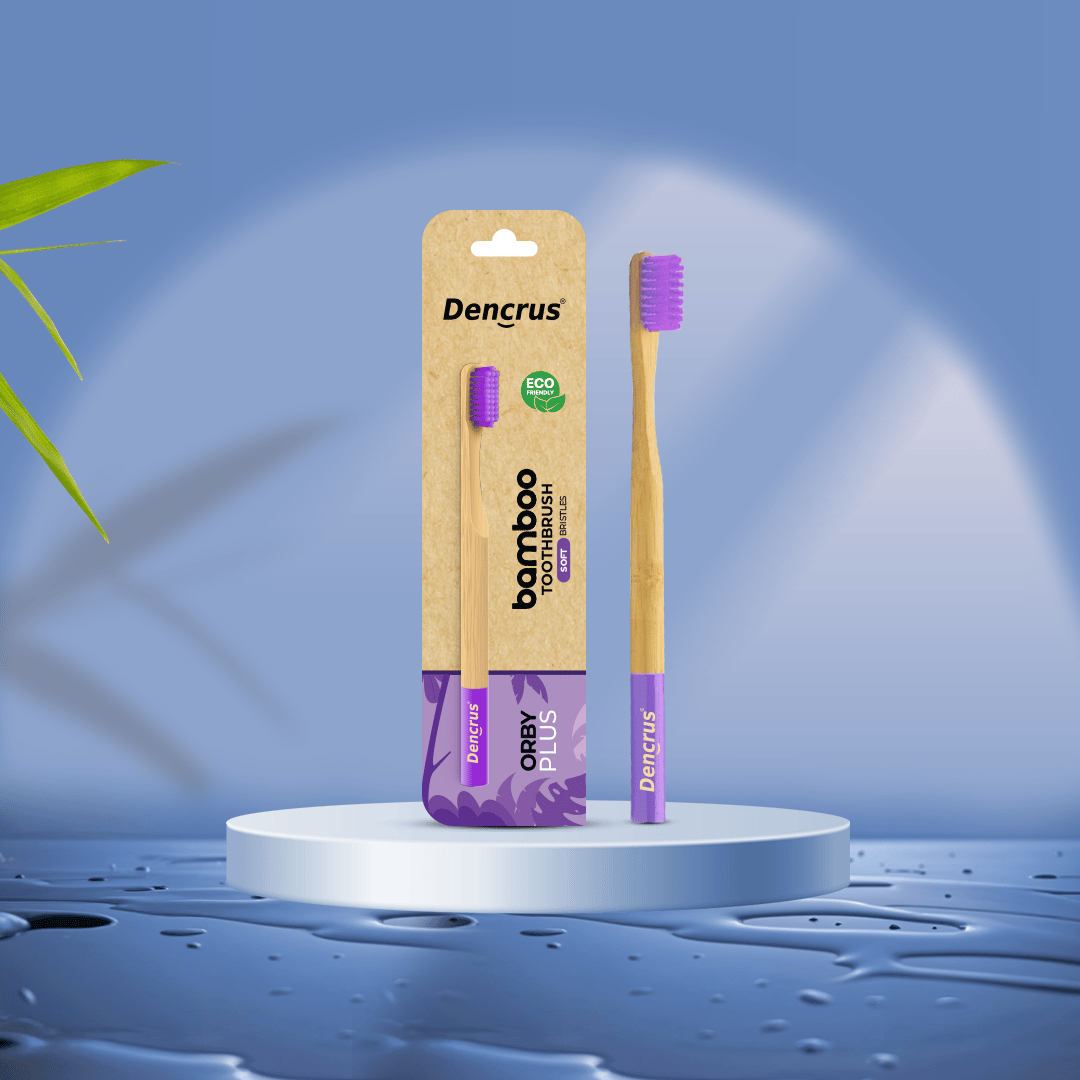 Orby Plus Bamboo Toothbrush – Extra Soft Bristles & Gum Care (Lavender)