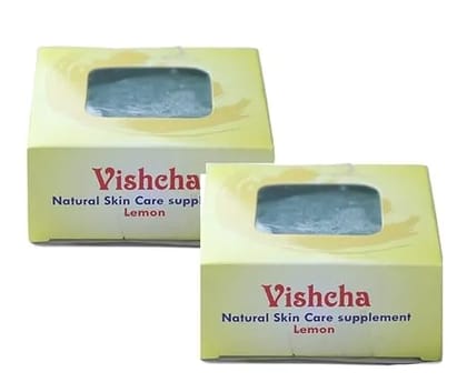 Lemon Natural Bathing Soap for Body - 100gm (Combo Pack of 2 ) Refreshing Bath Soap Bar for Men & Women- Sulphate Free, Paraben Free | Fresh Fragrance- Soaps For Bath Grade 1 Soap | For All Skin Types