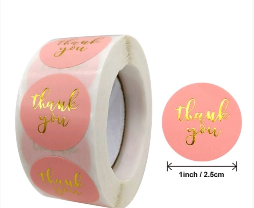Thank You Stickers - cdc25