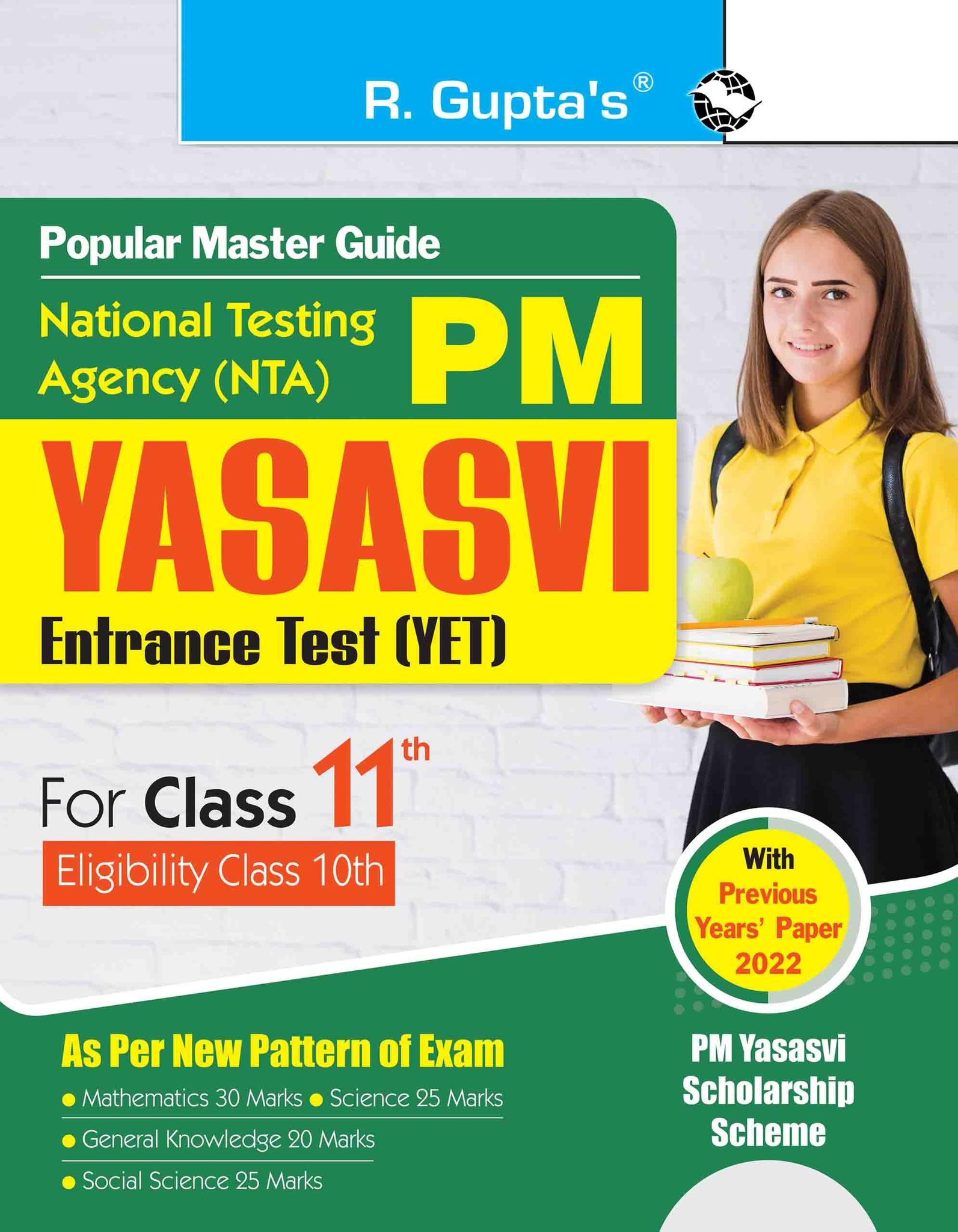 PM YASASVI Entrance Test (YET) Guide (For Class 11th) [Paperback] [Aug 31, 2023] RPH Editorial Board