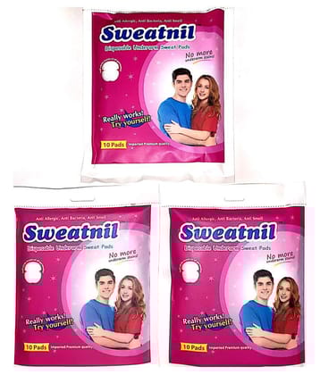 Elecsera Three Pack Self Stick Disposable Underarm Sweat Pads Sweat Pads Sweat Pads