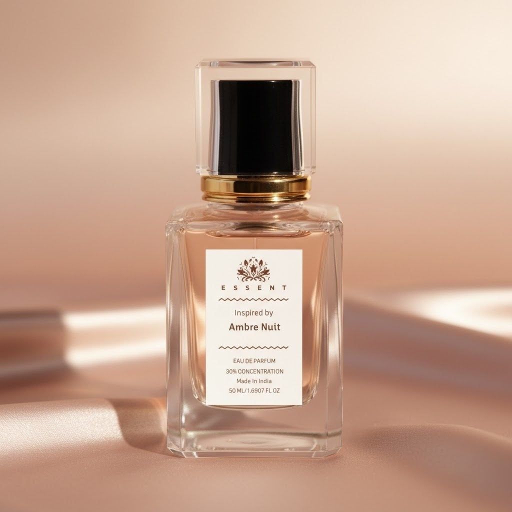 Essent Perfumes Ambre Nuit Eau de Parfum (EDP) – Amber Rose Warm Spicy Long Lasting Perfume – Unisex Fragrance