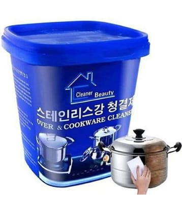 DHSMART Oven & Cookware Cleaner All Purpose Cleaner Paste Multi-Purpose Removes Household Clean Universal 450 g