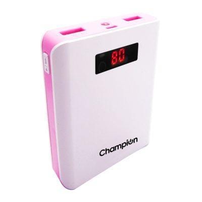 Champion Z-10 10400mAh Digital Power Bank - High-Capacity Portable Charger with LED Display ( Multicolor) Champion Z-10 10400mAh Digital Power Bank - High-Capacity Portable Charger with LED Display ( Multicolor)